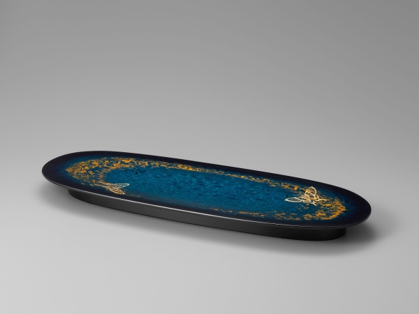 北岡道代    乾漆蒟醤盆「楽園」